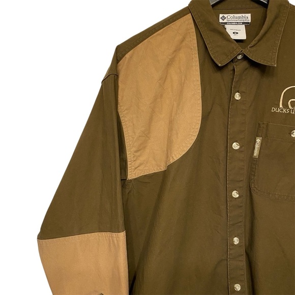 Columbia Ducks Unlimited Colab Sport shooting/hunting long sleeved button down. - Picture 3 of 8